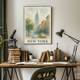 New York Cityscape Poster