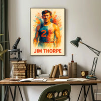 Jim Thorpe Athletic Legend Poster