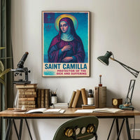 Saint Camilla Protector of the Sick and Suffering Poster