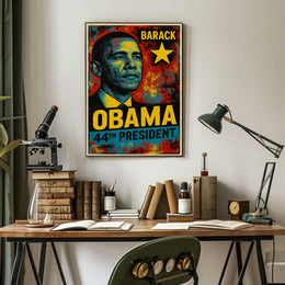 Barack Obama 44th President of the United States Graffiti Pop Art Poster