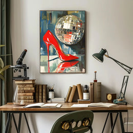 Disco Glamour Retro Poster Wall Art For Decor