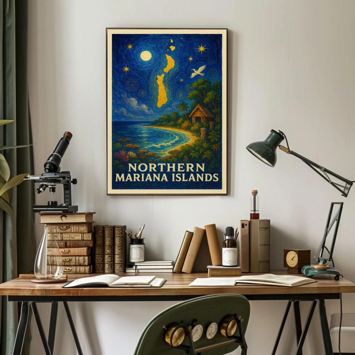 Northern Mariana Islands Travel Poster