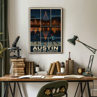 Austin River Of Lights Poster