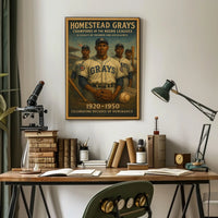 Homestead Grays Champions of the Negro Leagues Poster