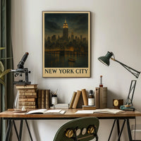 New York City Skyline Poster