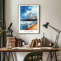 Santa Monica Pier Poster PosterGoat