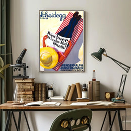 Scheidegg Ski Resort Promotion Poster