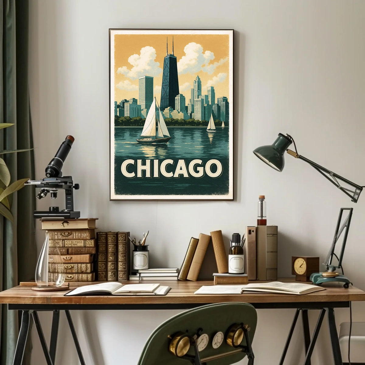 Chicago Skyline Poster