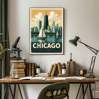 Chicago Skyline Poster