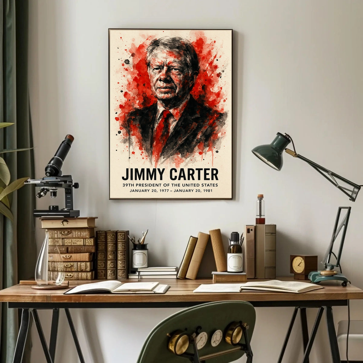Jimmy Carter 39Th President Poster