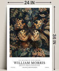 William Morris Botanical Artistry Exhibition Artistic Poster