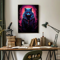 The Enigmatic Wolf Poster