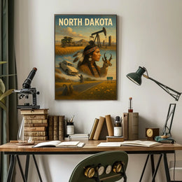North Dakota Heritage Poster