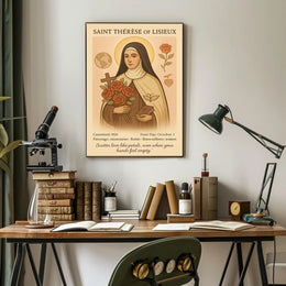 Saint Thérèse of Lisieux Devotional Cultural Heritage Poster