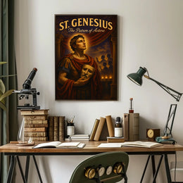 St. Genesius The Patron Of Actors Poster