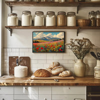 Serene Mountain Meadow Poster