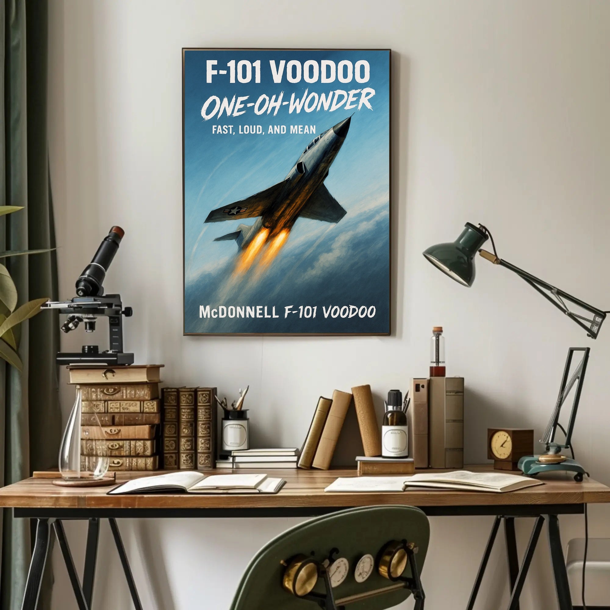F-101 Voodoo One-Oh-Wonder Poster PosterGoat