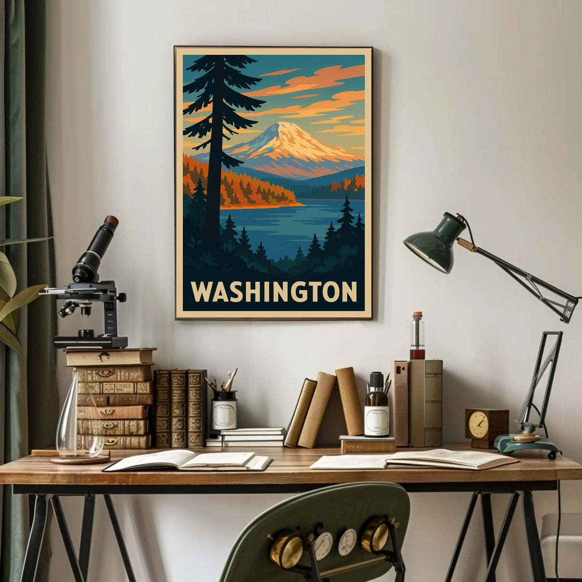 Washington Landscape Poster