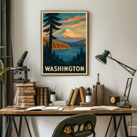 Washington Landscape Poster