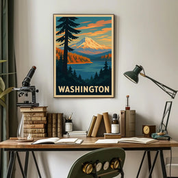 Washington Landscape Poster