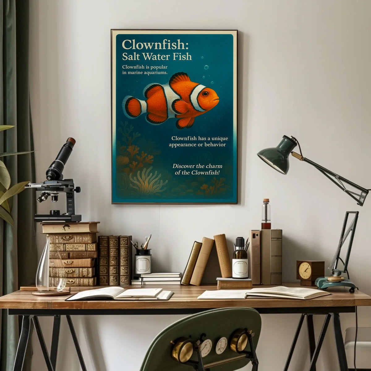 Discover The Charm Of The Clownfish Poster