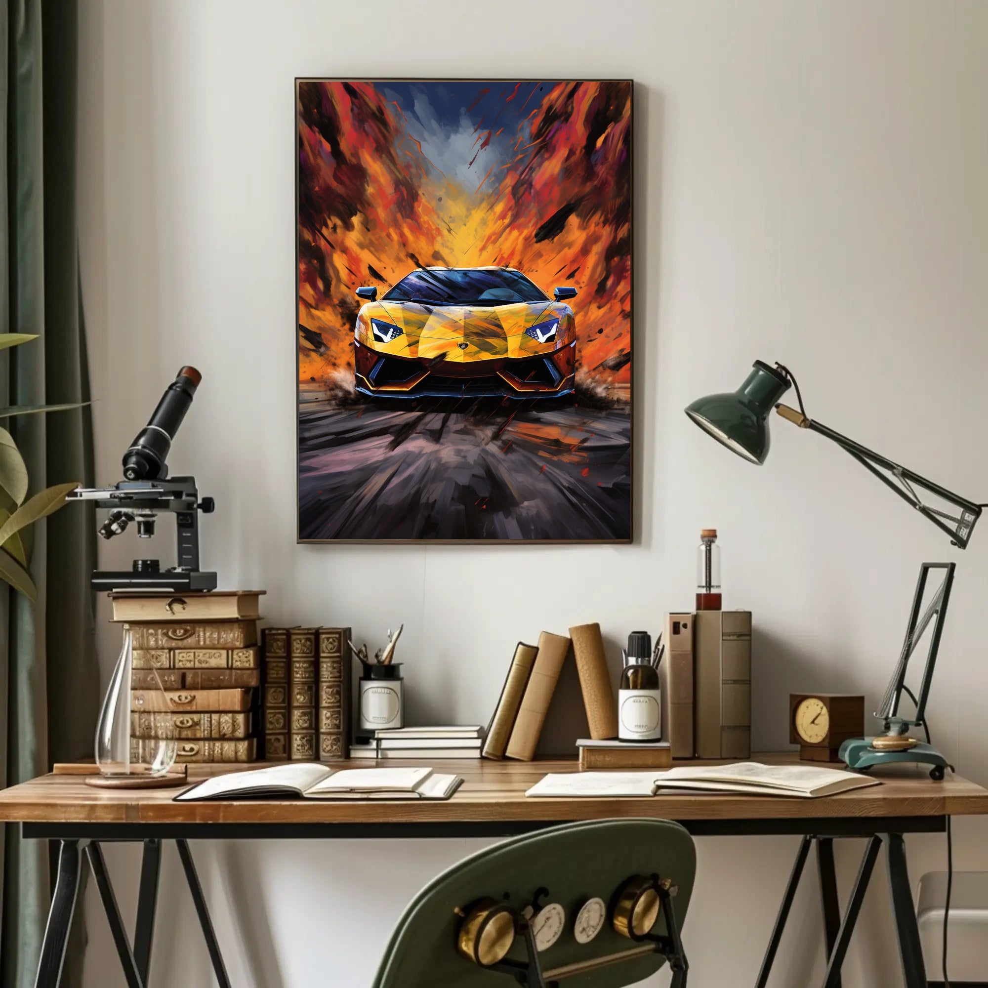 Blaze of Speed Poster PosterGoat
