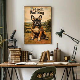 French Bulldog Portrait Poster