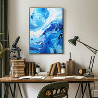 Oceanic Whirl Poster