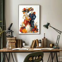 Vibrant Day of the Dead Celebration Cultural or Heritage Poster