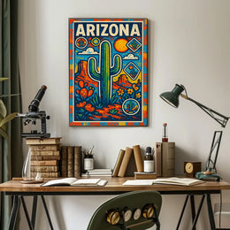 Arizona Desert Vibes Poster