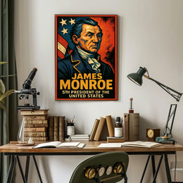 James Monroe Fifth President Poster Scenic Wall Art 18x24
