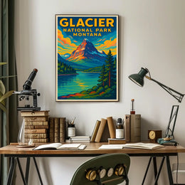 Glacier National Park Poster
