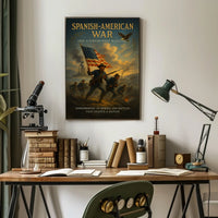 Spanish-American War 1898 Poster