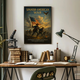Spanish-American War 1898 Poster