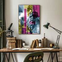 Abstract Grapes Abstract Poster