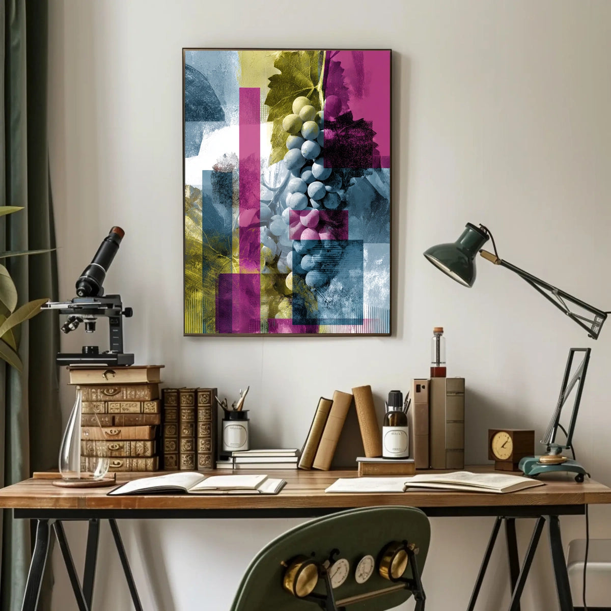 Abstract Grapes Abstract Poster