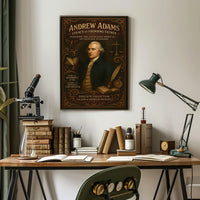 Andrew Adams Legacy of Founding Father Poster
