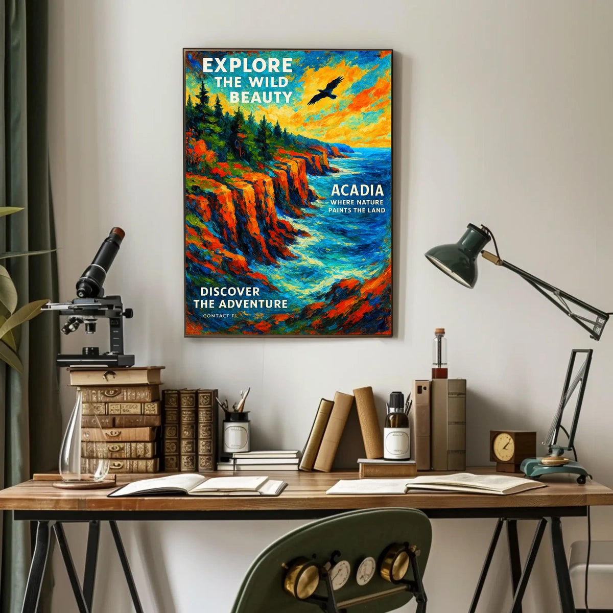 Explore the Wild Beauty of Acadia Poster