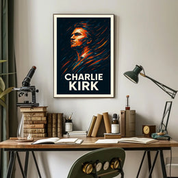 Charlie Kirk Portrait Poster
