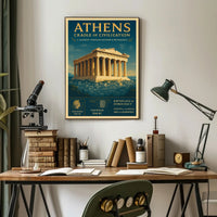 Athens Journey: Exploring Classical Heritage Cultural or Heritage Poster
