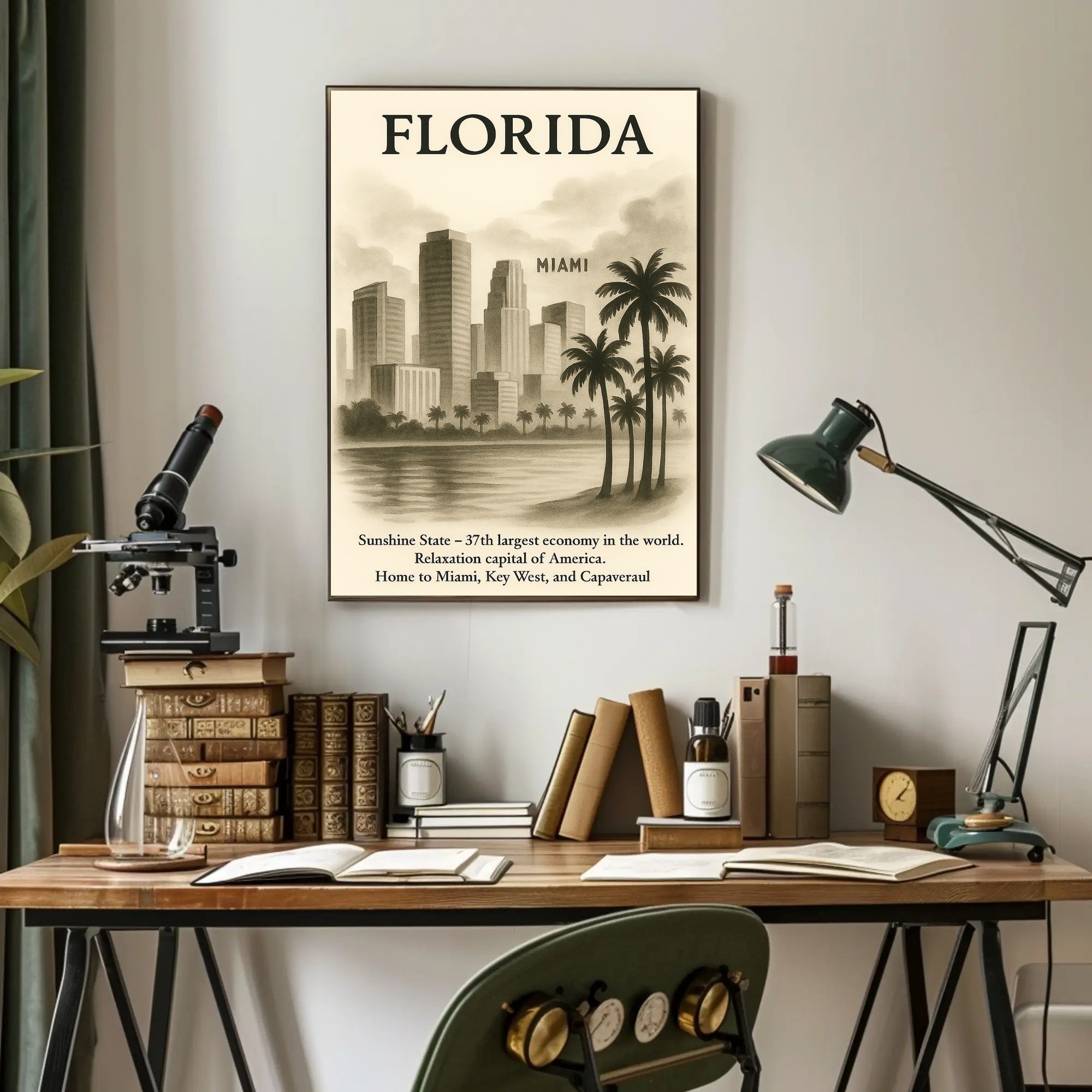 Florida The Sunshine State Poster PosterGoat
