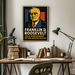Franklin D. Roosevelt 32Nd President Poster
