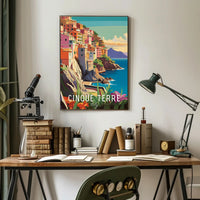 Cinque Terre Coastal Charm Travel Poster