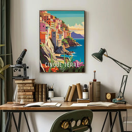 Cinque Terre Coastal Charm Travel Poster