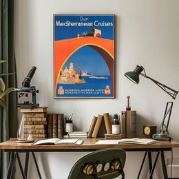 Mediterranean Cruises Advertisement Poster