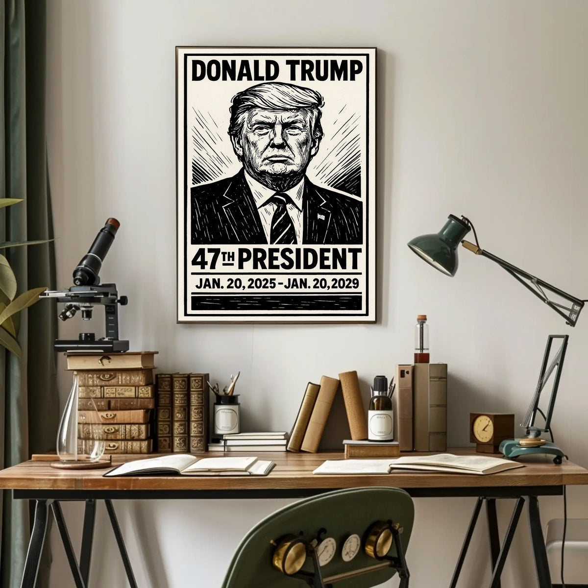 Donald Trump Visionary Statesman of Tomorrow Poster