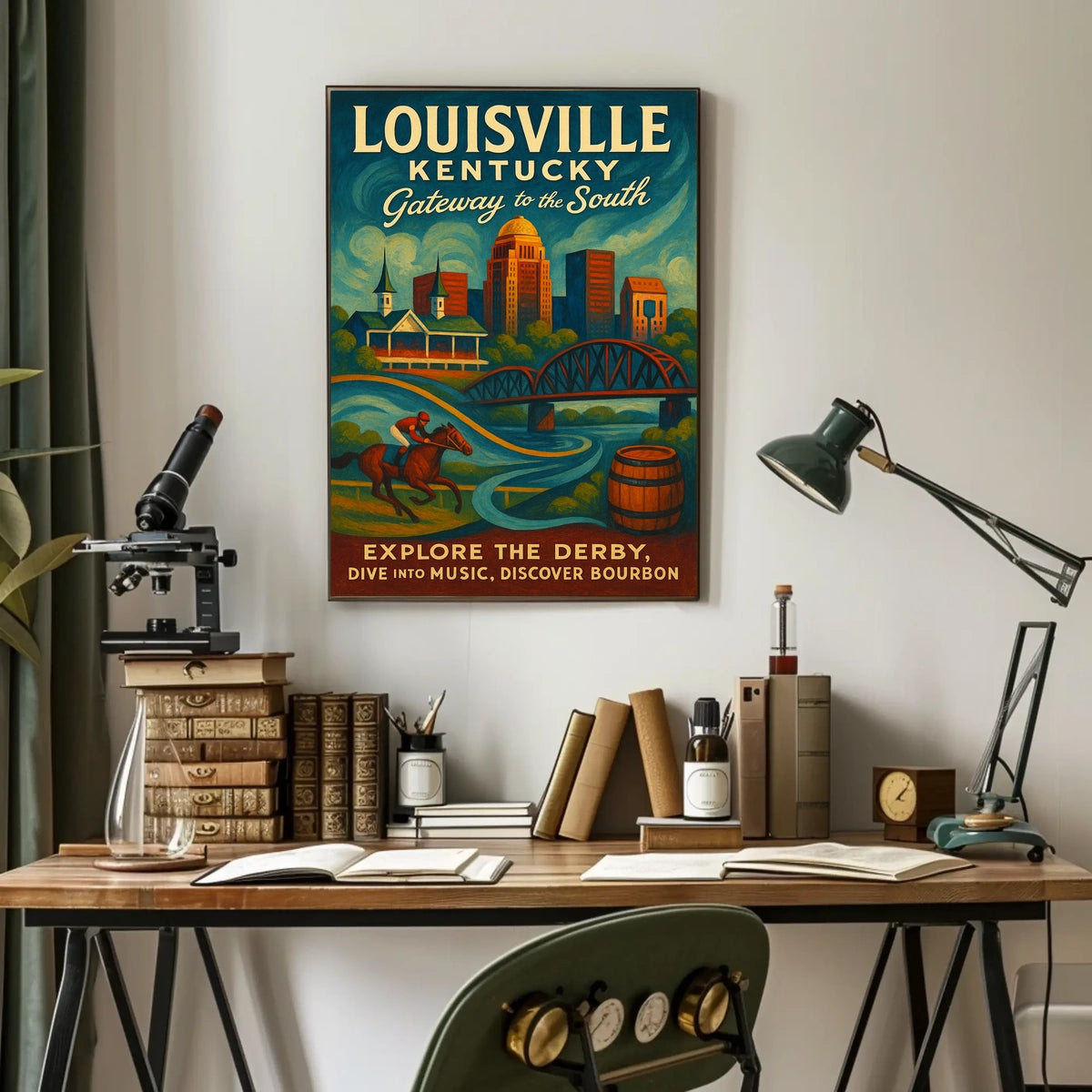 Louisville, Kentucky Gateway to the South Poster