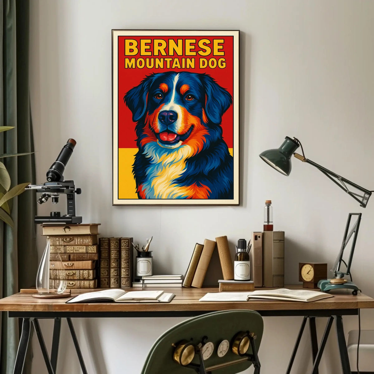 Bernese Mountain Dog Poster