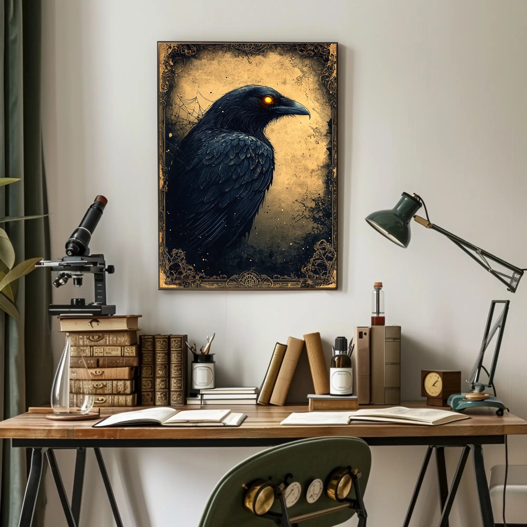 The Enigmatic Raven Poster