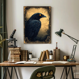 The Enigmatic Raven Poster